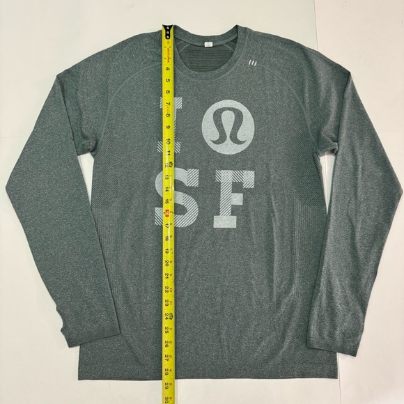 lululemon MEN’S METAL VENT LS SHIRT / MEDIUM - SF SCREEN PRINT - Picture 6 of 8